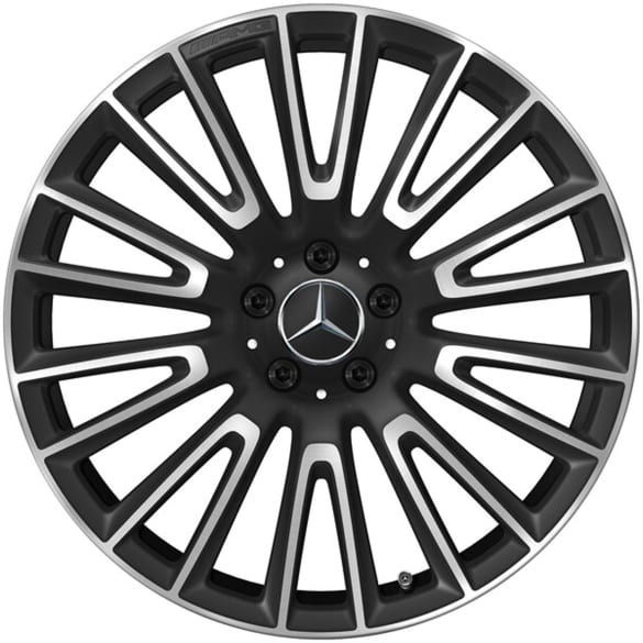 E 53 AMG 20-inch wheels E-Class W214 S214 10-double spokes black matte Genuine Mercedes-AMG