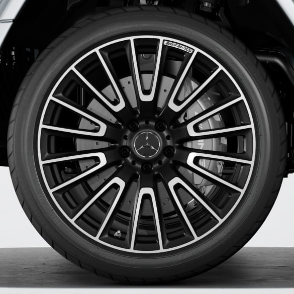 G63 AMG 22-inch forged wheel set G-Class W465 10-double-spokes black Genuine Mercedes-Benz