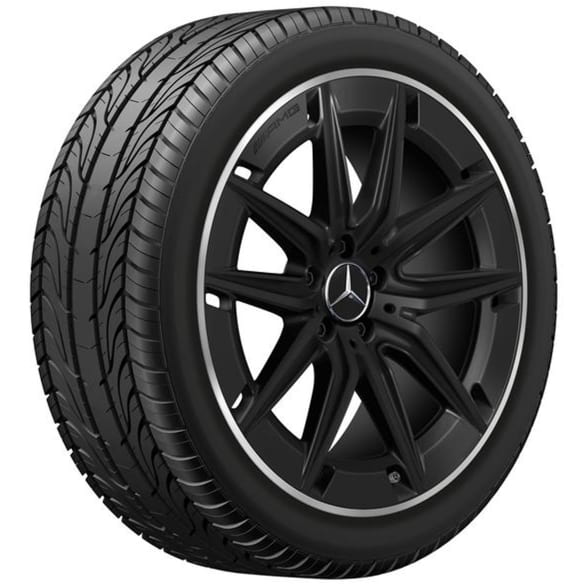 Gla Amg Inch Wheels H Black Matte Genuine Mercedes Amg A X H