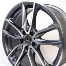 19 inch AMG rims GLA 35/45 H247 5-twin-spoke-wheel genuine | A24740118007Y51-GLA