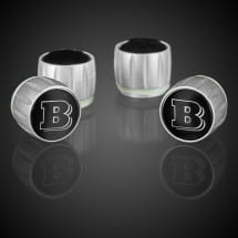 BRABUS valve cap set 4 pieces black original | VG-02-AL