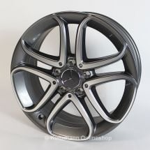 genuine Mercedes-Benz 5-Double-Spoke rims | A-Class W176 | 17 inch | grey himalaya | A24640103027X21-A