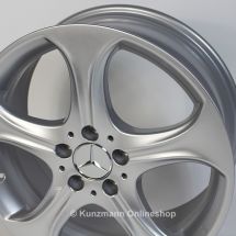 Mercedes-Benz 18 inch rims set of | C-Class W205 | 5-spoke wheel | silver vanadium | A20540106/07007X45-C