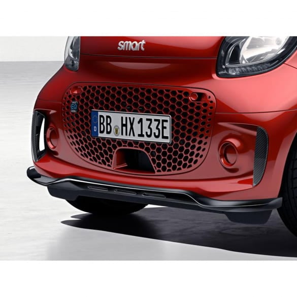 TONPOP Auto-Schlüsselanhänger, für Smart Fortwo Forfour 453 451 450, Logo  Smart Car Styling Personalisiertes Carbonfaser-Leder Sport Line