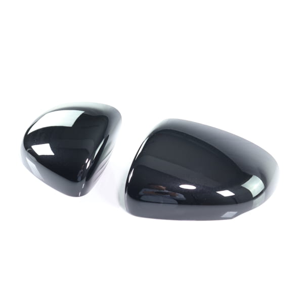 Mirror caps obsidian black 2-piece set genuine Mercedes-Benz ...