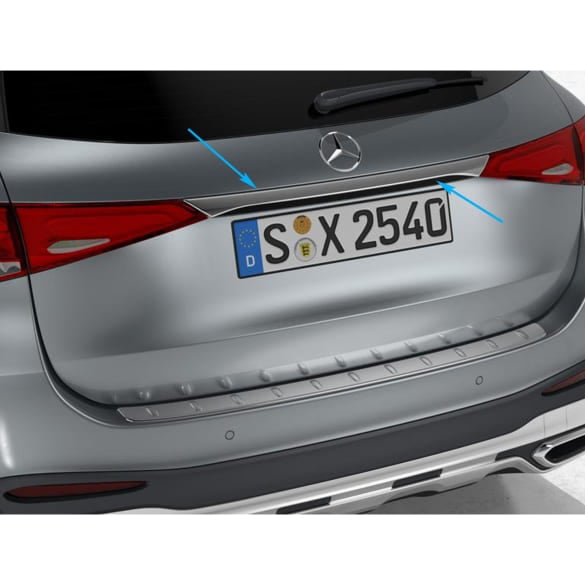 GLC X254 Chrome Boot Trunk Lid Trim OEM Mercedes GLC SUV Models from 2022  onwards