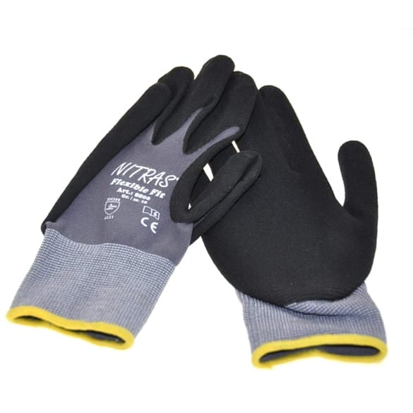Work Gloves Nitras 8800 Flexible Fit PU-nylon professional to EN 388 many sizes