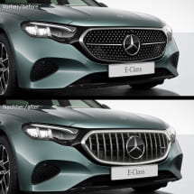 Original Mercedes 53 AMG Panamericana grille conversion | E-Class W214 Saloon | Panamericana-Av-W214-K