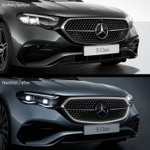 Illuminated radiator grille E-Class W214 saloon AMG package Genuine Mercedes-Benz | Kühlergrill-beleuchtet-W214-AMG-K