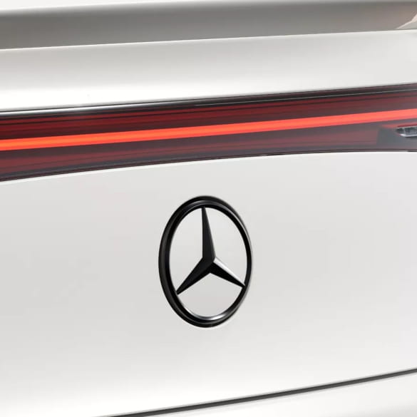 Black Dark chrome Mercedes star tailgate EQC N293 Mercedes-Benz