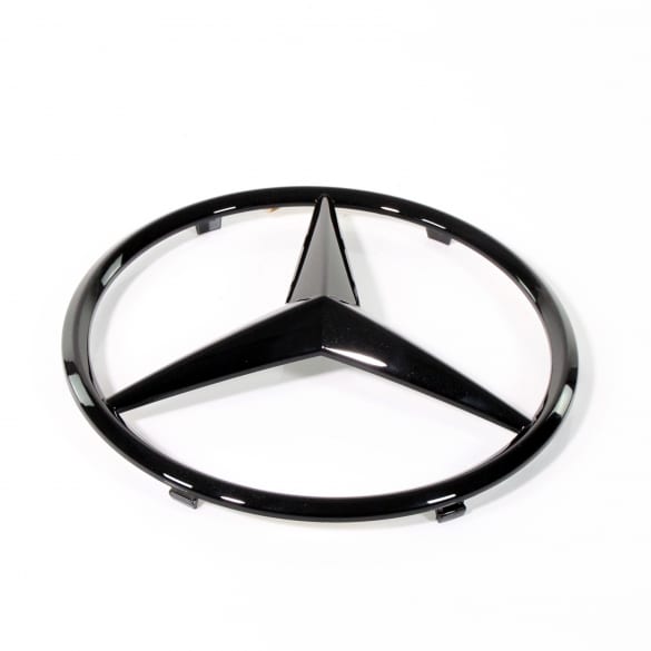 Emblema Badge Brabus Escrita Preto 8x1cm Mercedes Adesivo