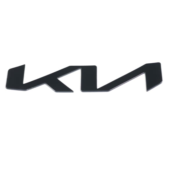 KIA logo lettering black tailgate bonnet front 190mm