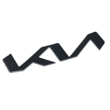 KIA logo lettering black tailgate bonnet front 190mm | KIA-logo-black-190
