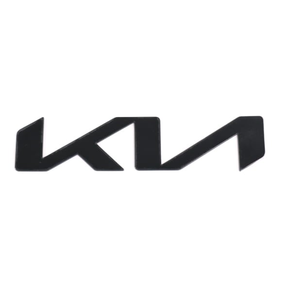 KIA logo lettering black tailgate bonnet front 220mm