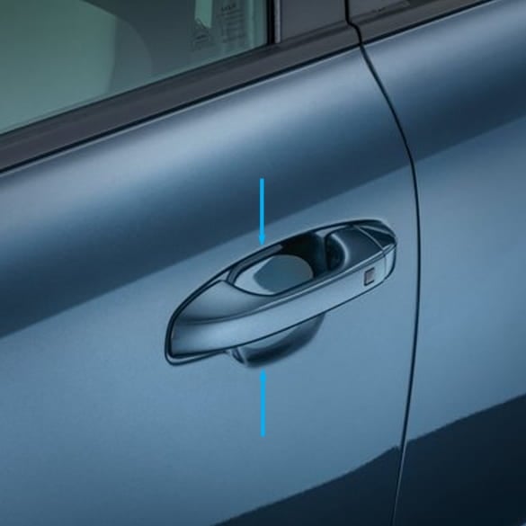 Protection foil door handle recess protector 4-piece transparent Genuine KIA