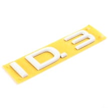 VW ID.3 lettering emblem tailgate white Genuine Volkswagen | 10A853687A C9A