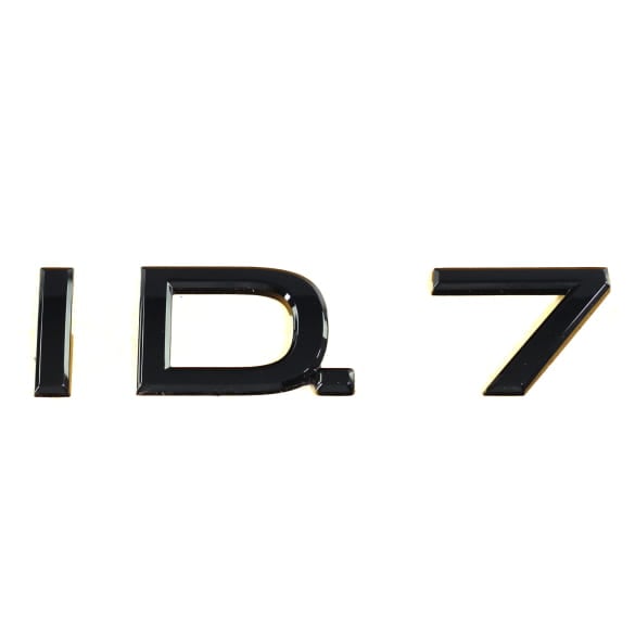 VW ID.7 lettering emblem tailgate black Genuine Volkswagen