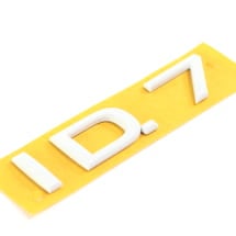 VW ID.7 lettering emblem tailgate white Genuine Volkswagen | 14A853687B C9A