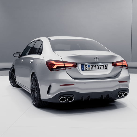 A 45 S AMG rear diffusor exhaust tips A-Class V177 | A45-diffusor-K-V177