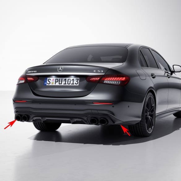 facelift AMG E 53 diffusor exhaust E-Class W213 genuine | W213-53-AMG ...