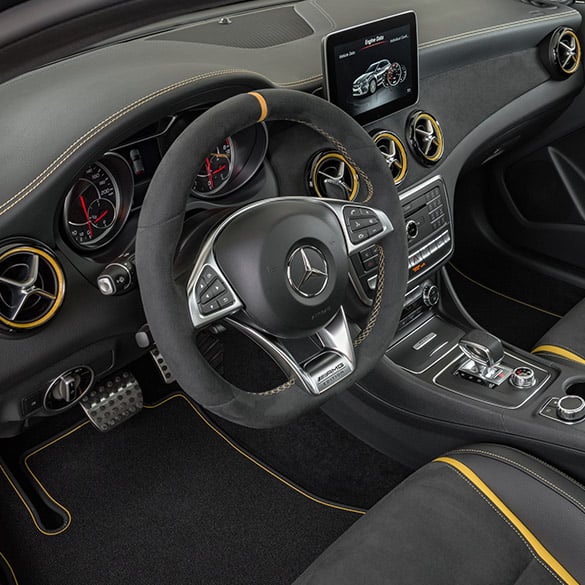 Amg Air Vents Yellow Night Edition A Class W176 Original Mercedes Benz W176 Yellow Edition