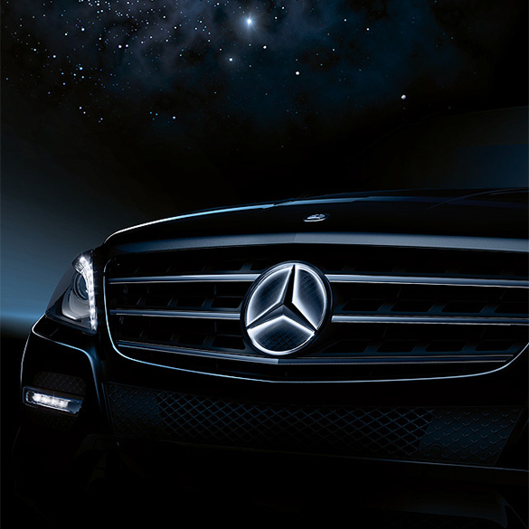 Mercedes Star Lights Led Technology E Class W7 Glk X4 Genuine Mercedes