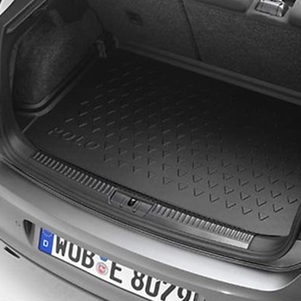 Genuine Volkswagen luggage space tub black high Polo V VI 6R