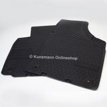 Volkswagen car rubber floor mats | VW Scirocco | original black | 1K1061541041