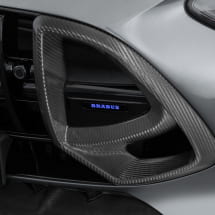 BRABUS Kühlergrill Einsätze Carbon glänzend AMG GT C192 | 192-295-CG