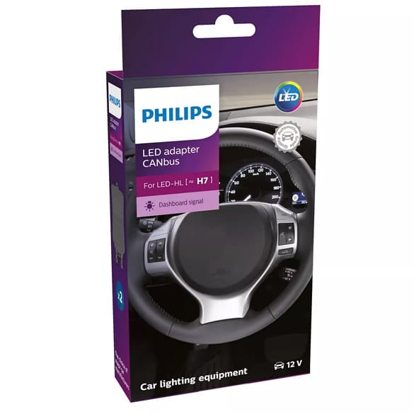 CANBus-Adapter für Philips Ultinon Pro6000 H4-LED, 3-in-1-Lösung,  verhindert Warnmeldungen im Armaturenbrett sowie Flackern und Dimmen :  : Auto & Motorrad
