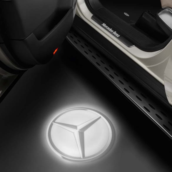 4x Mercedes-Benz Tür Logo Laser Türlicht Einstiegsbeleuchtung in