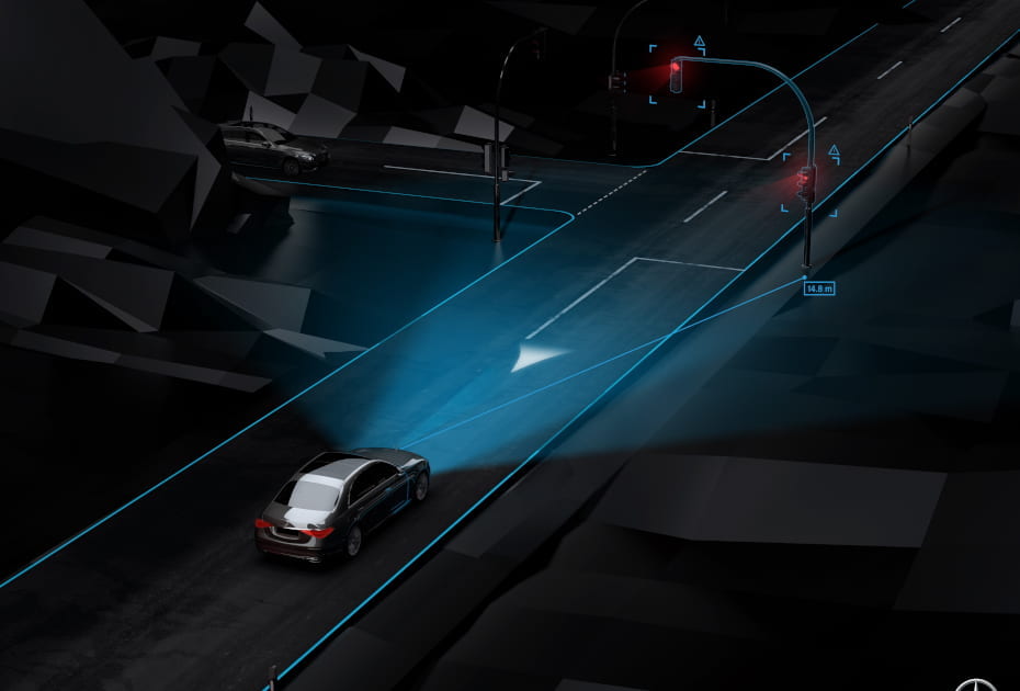 Digital Light Mercedes-Benz Projektion