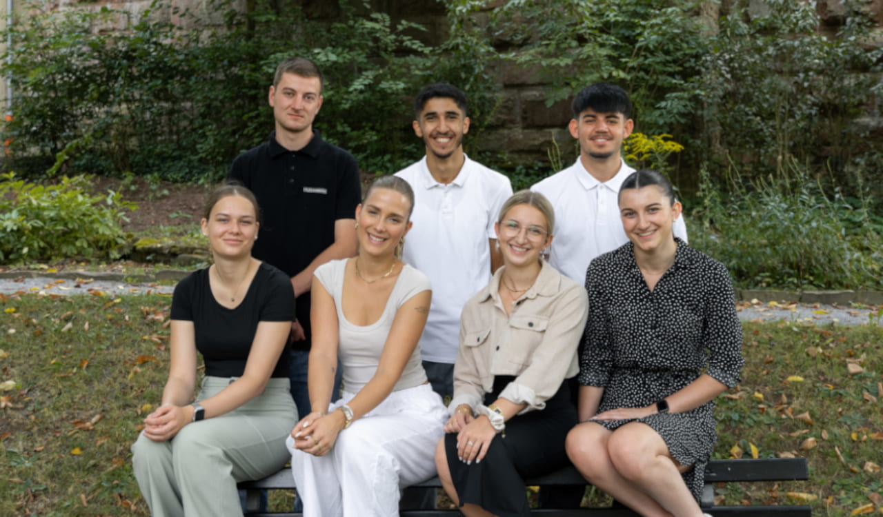 Einführungswoche mit den neuen Azubis und Orga Team; Burg Rothenfels