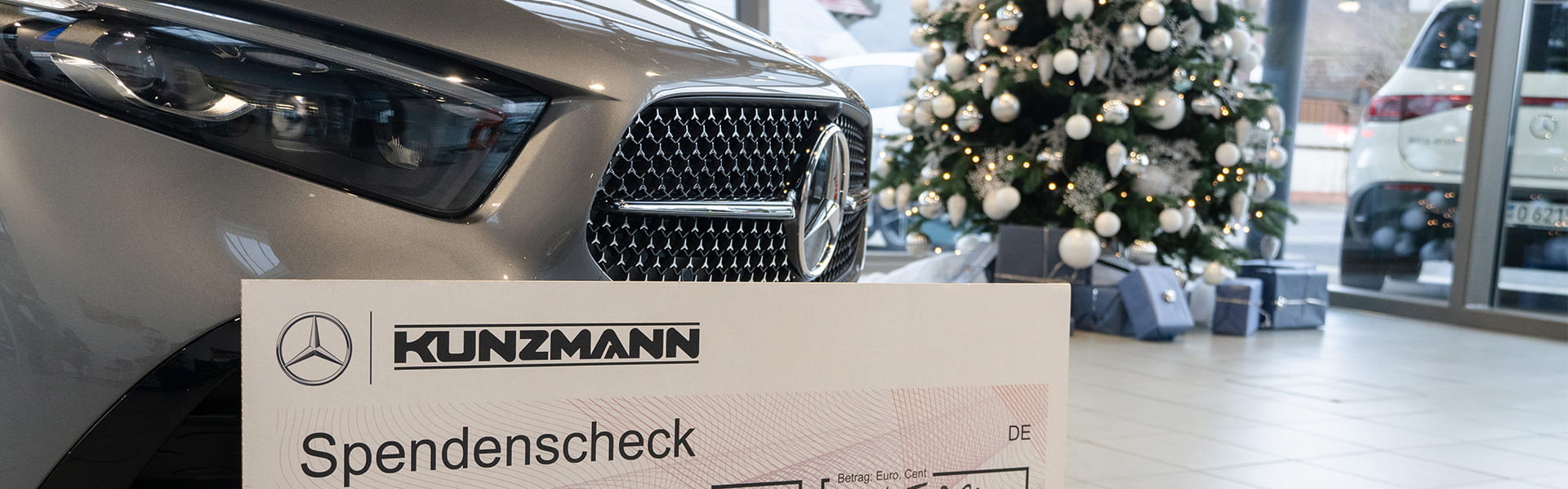 Weihnachtsspenden im Autohaus Kunzmann