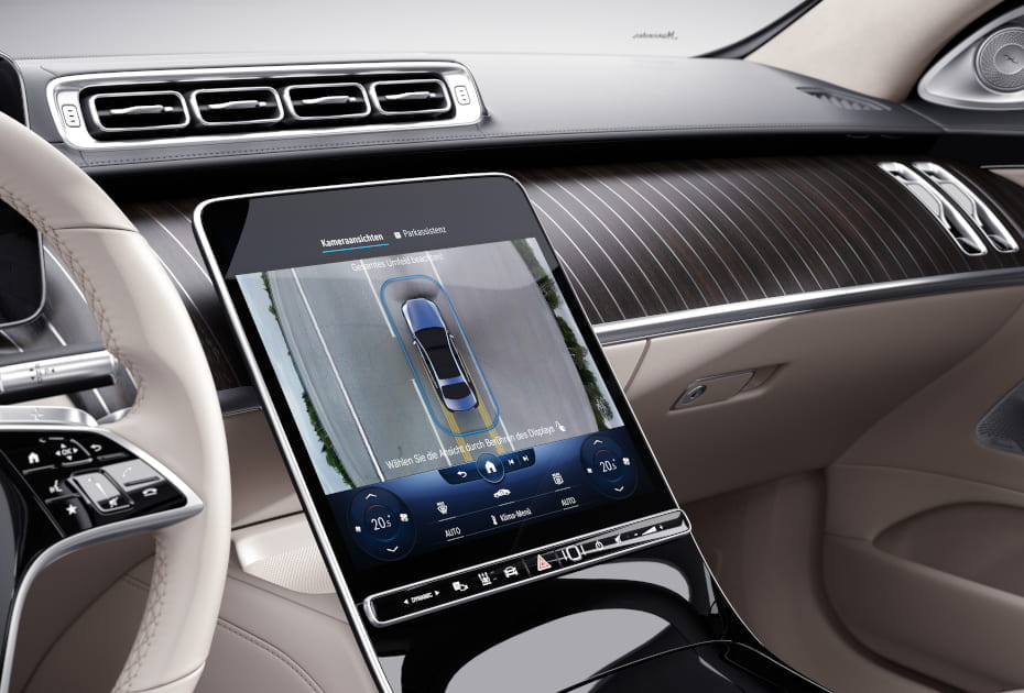 360-Grad-Kamera Mercedes-Benz Ansicht Display