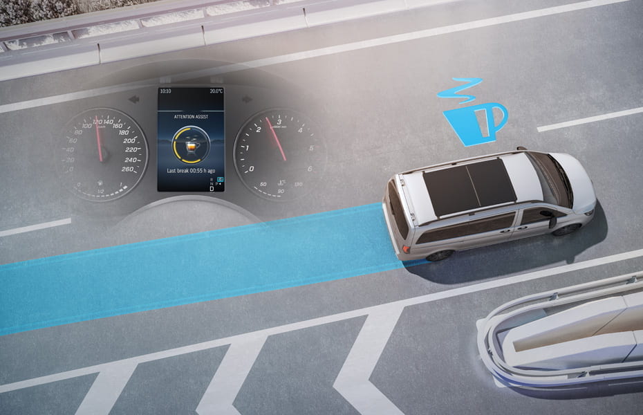 Mercedes-Benz ATTENTION-ASSIST Pause