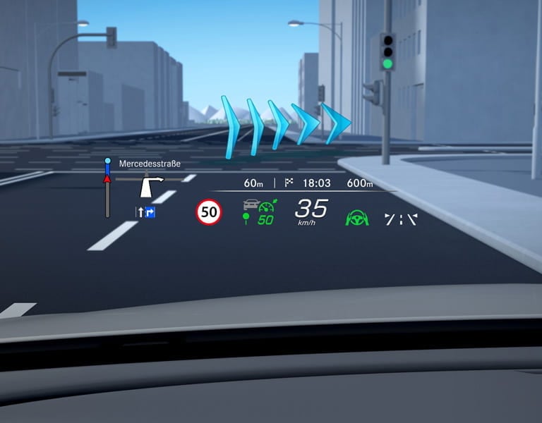 Mercedes-Benz Augmented Reality Head-Up-Display