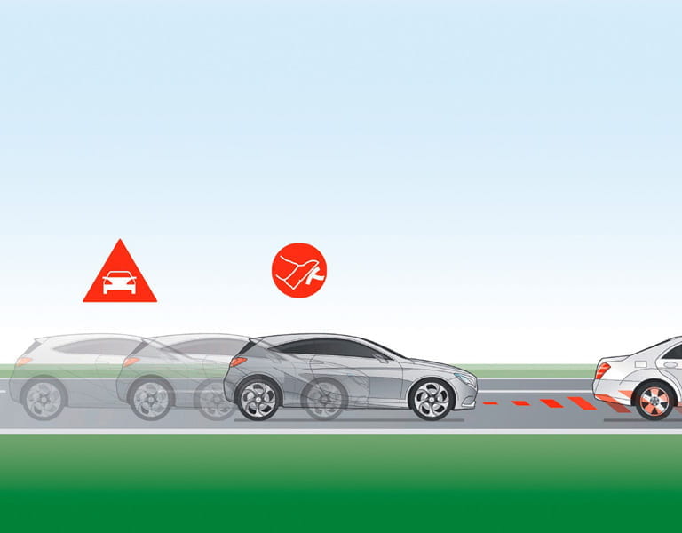 Mercedes-Benz Collision Prevention Assist erklärt im Kunzmann Lexikon