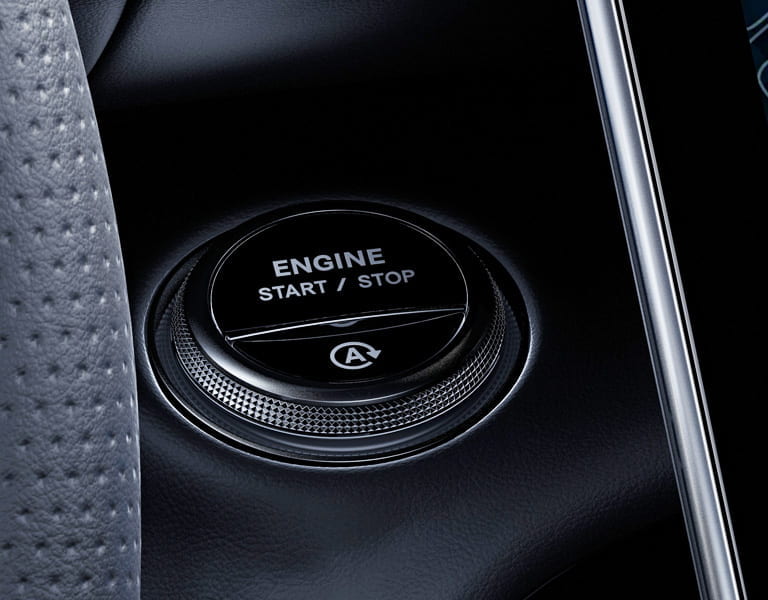 Mercedes-Benz Keyless-Go Start-Stop Knopf