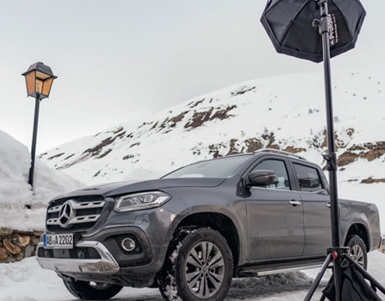 Fotoshooting Mercedes-Benz X-Klasse