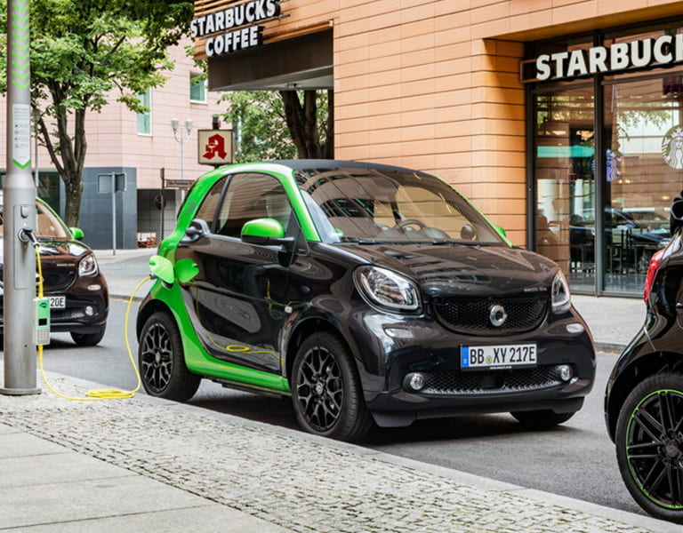 smart fortwo Ladestation