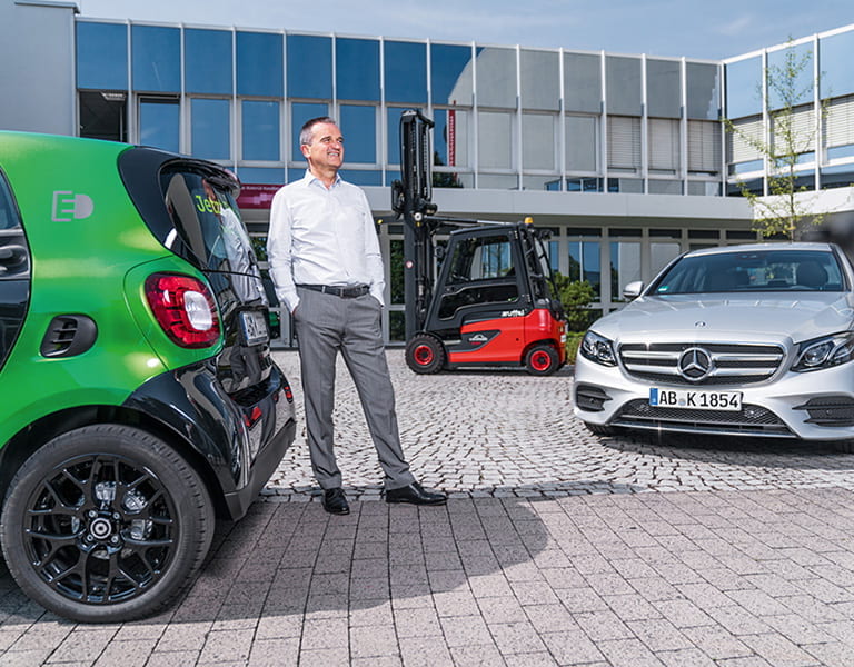 Martin Suffel und der smart fortwo EQ