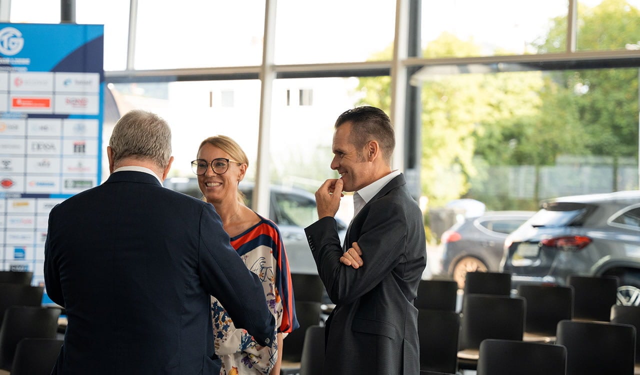 Kickoff TV Großwallstadt im Autohaus Kunzmann