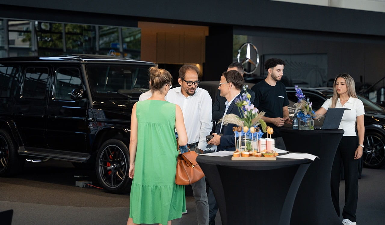 Kickoff TV Großwallstadt im Autohaus Kunzmann